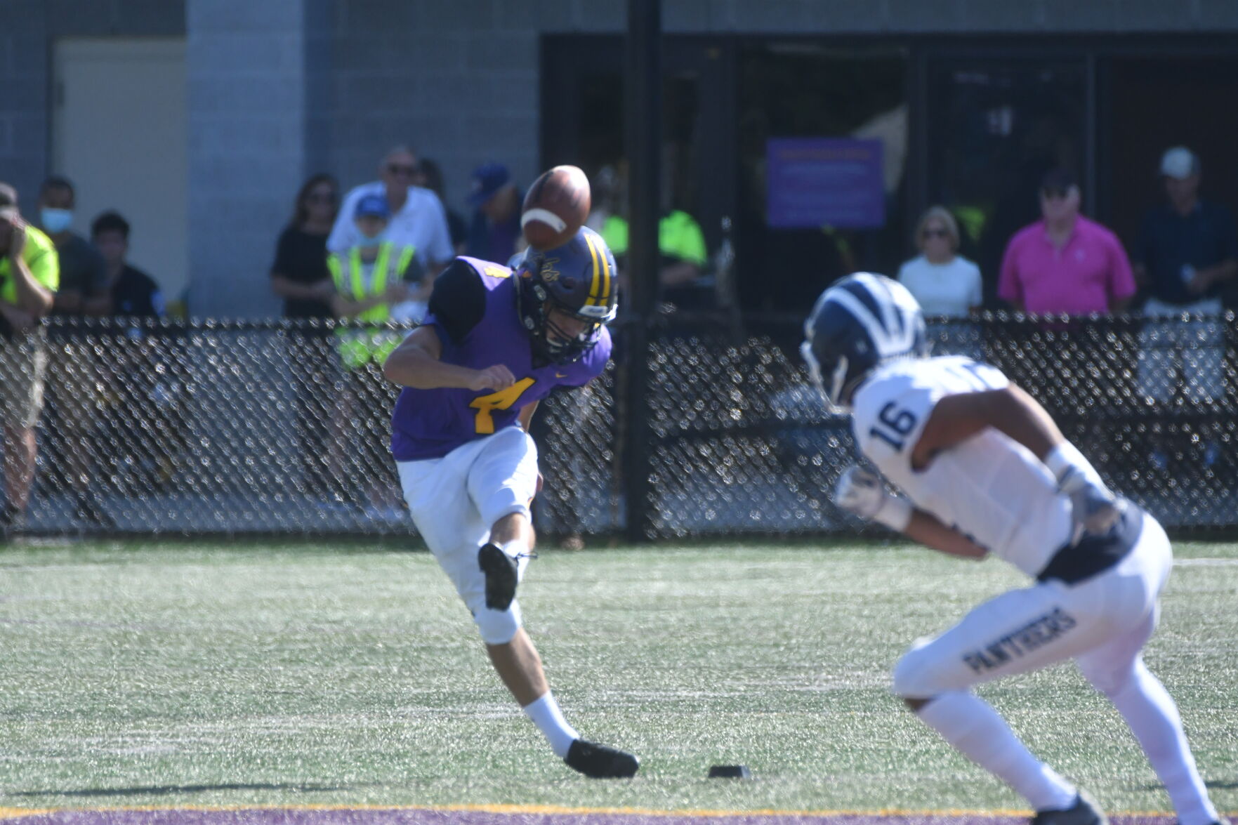 Ivan Shuran kicks the ball